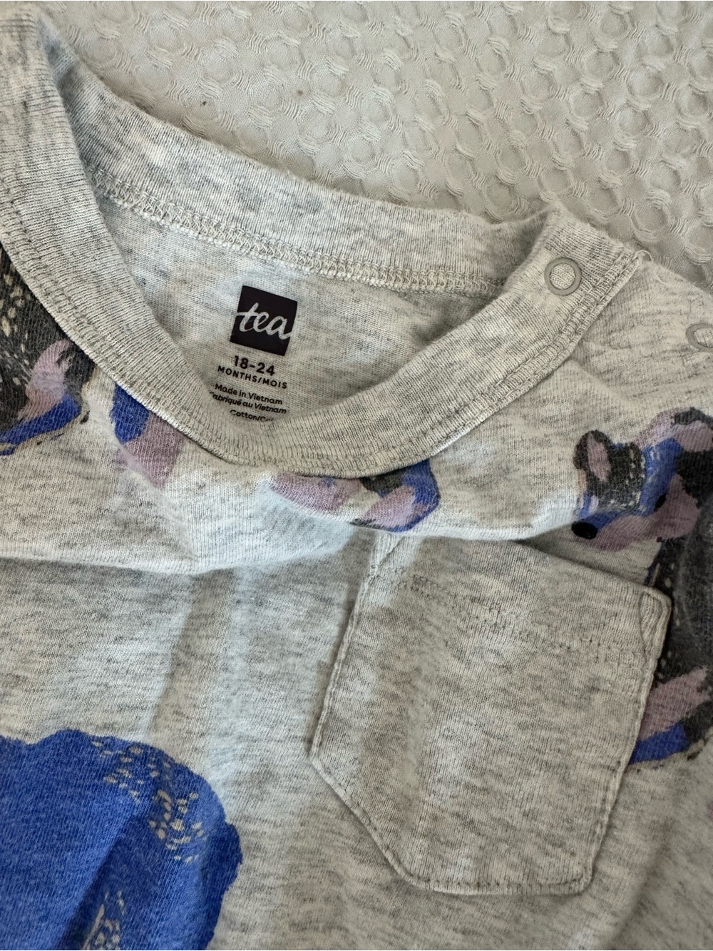 Tea Collection Bear Rompers 18-24 mo - Picture 7 of 7